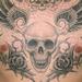 Tattoos - chest skull - 59187